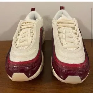 Nike Shoes Nike Air Max 97 Burgundy And Cream Poshmark
